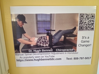 Consultation with One Manual Spinal Decompression Treatment - Hugh Bennett D.C