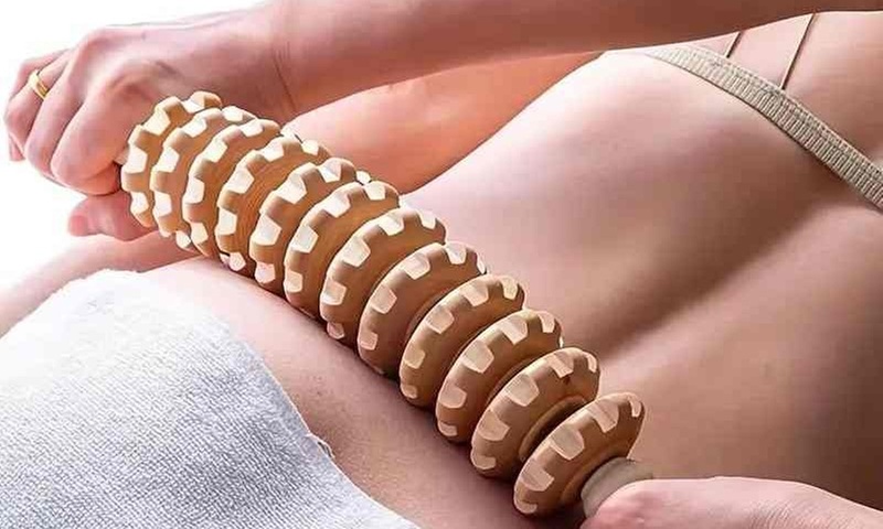 Relax with 45-Minute Wood Therapy and Lymphatic Drainage