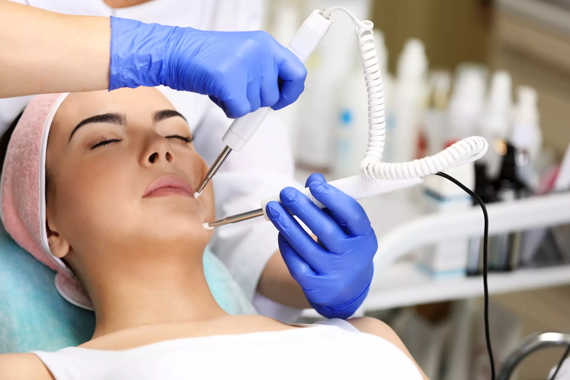 Experience Vk Skin Spa's rejuvenating microcurrent facelifts with up to 80% off for smoother, more youthful skin - Primary Image