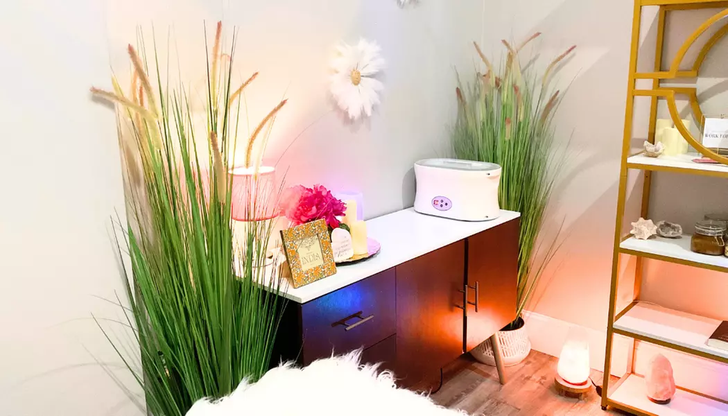 Relax with a 45-minute body wrap or rejuvenate with facial treatments