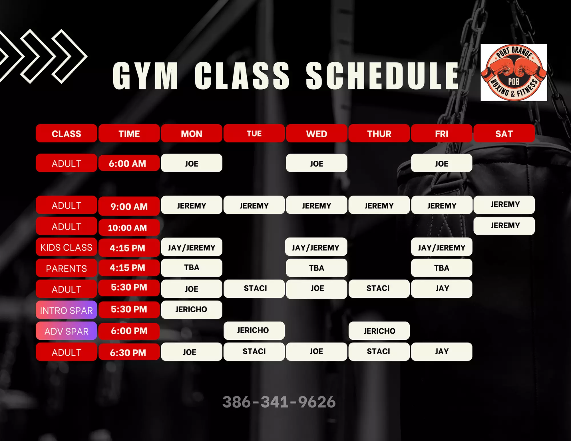 Couples Boxing for One Month or Kids Boxing Ages 6-12