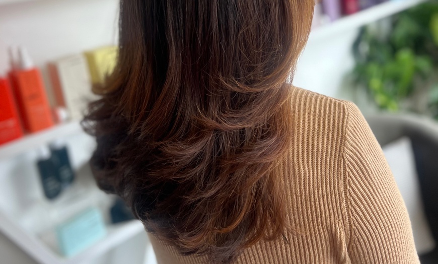 Image 9: Women's Haircut with Root Touch-Up, Gloss Treatment, or All-Over Color