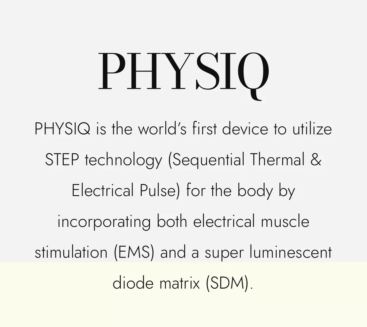 Up to 85% Off on Electrical Muscle Stimulation at The Bodie Co - Second Medium