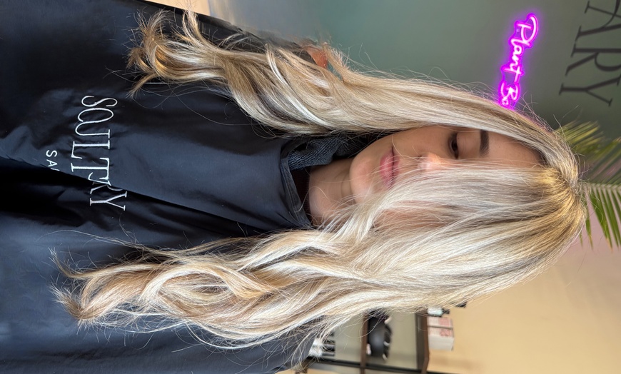 Image 2: Up to 37% Off on Salon - Hair Color / Highlights - Roots at Srqblondingbabe