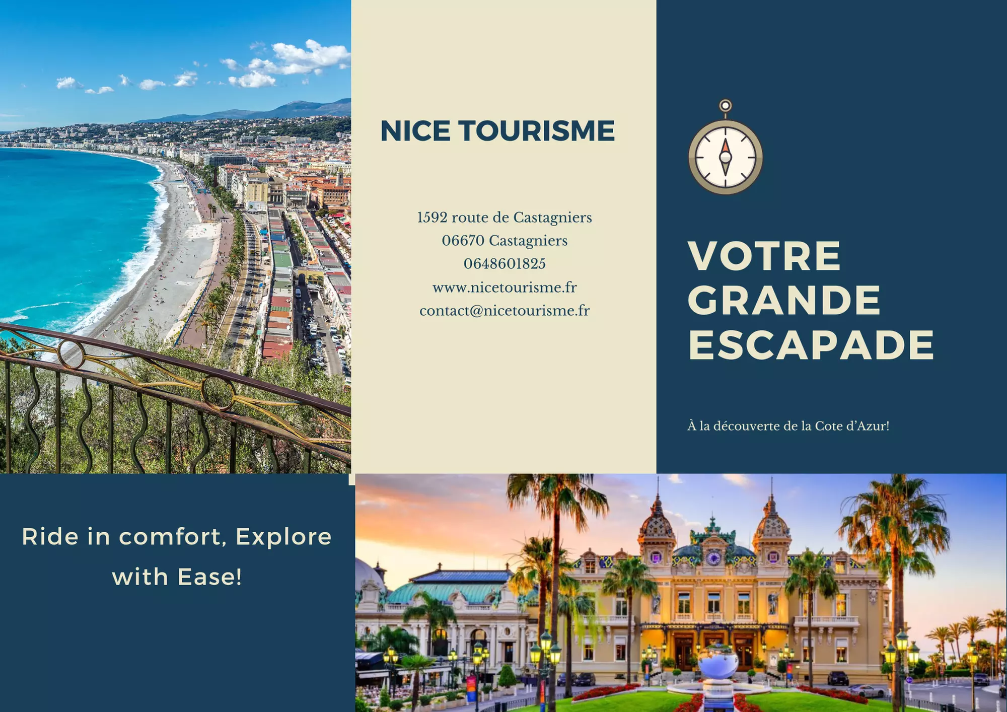 Excursions à Nice, Eze et Monaco