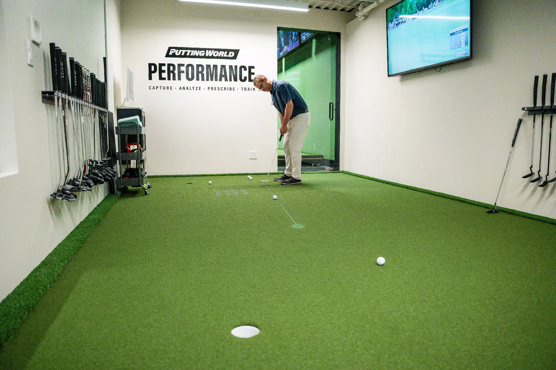 Golf Simulator at the Ultimate Indoor Venue in Scottsdale w/ Add-ons Like Crafty Cocktails, 18-Hole Putting Course