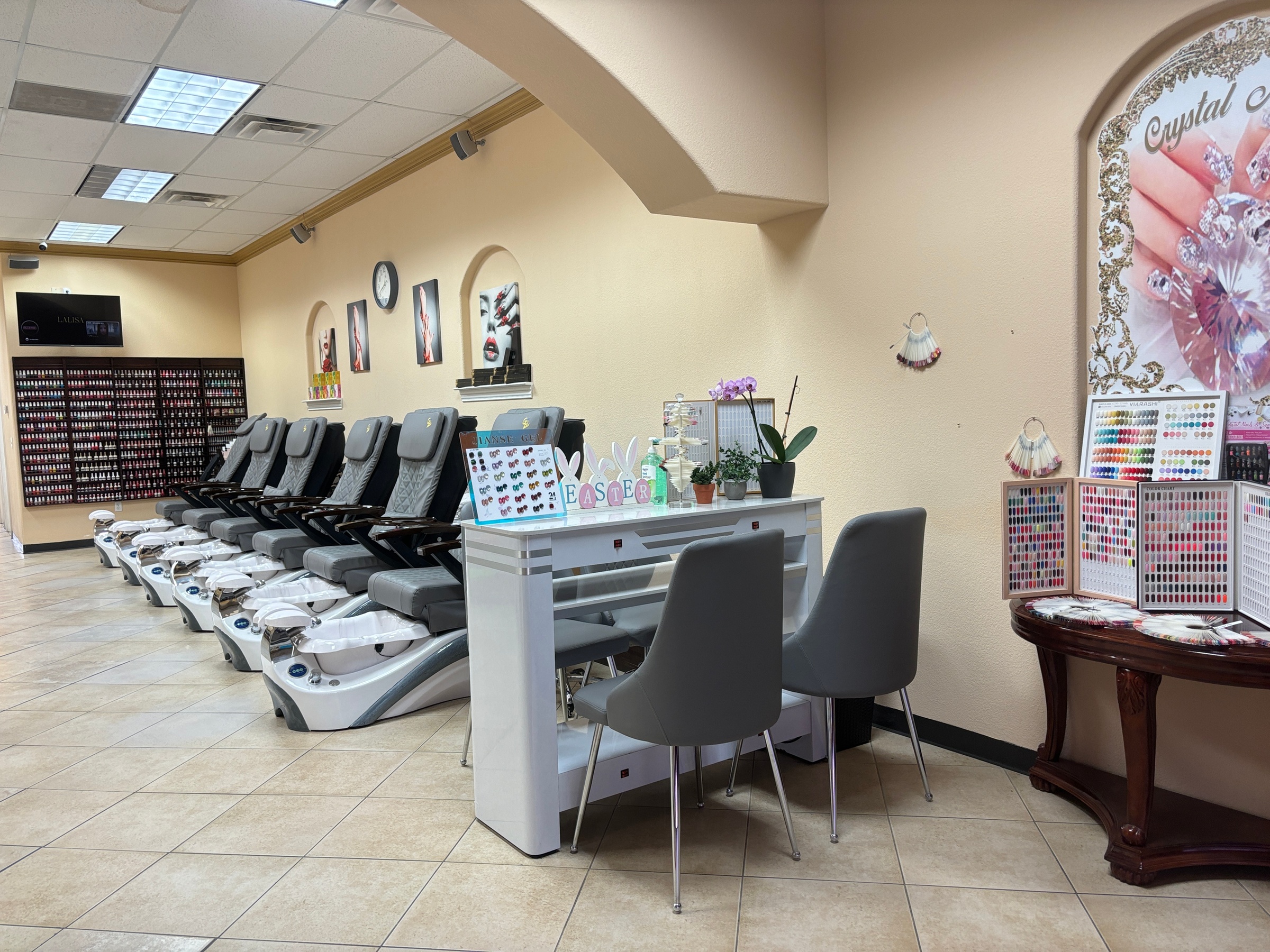 Up to 37% Off on Nail Salon - Mani-Pedi at Crystal Nails & Spa
