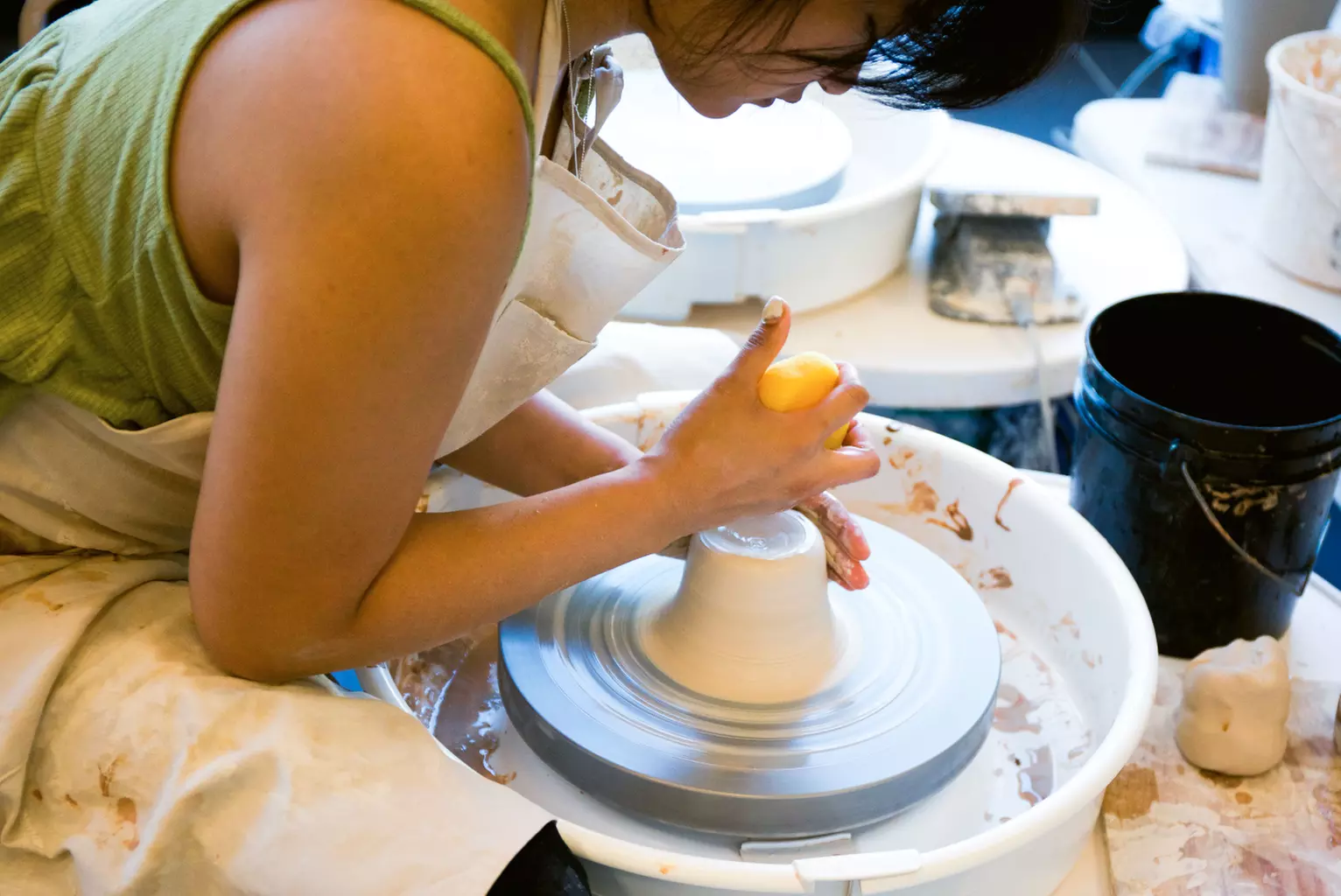 Wheel Throwing Workshop: Pottery Basics For One  at Cone 6 Ceramics(Up to 20% Off) - Primary Image