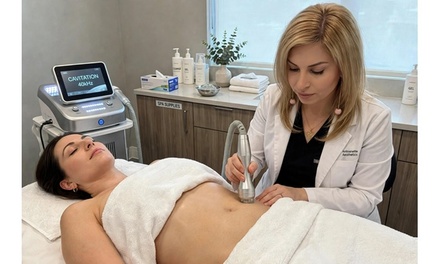 Radio Frequency Body Contouring , Cavitation & Cellulite Treatment Symmetrical Area One Area - Antoanette Esthetics