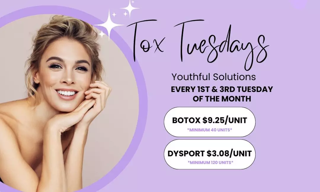 Smooth Away Wrinkles & Restore Radiance with 40 Units of Botox at Youthful Solutions MediSpa. Save Up to 29% - Second Medium