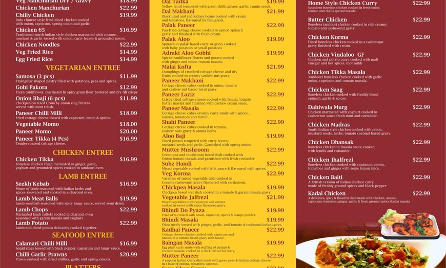 Image 1: Up to 25% Off on Indian Cuisine at Flavour of Punjab