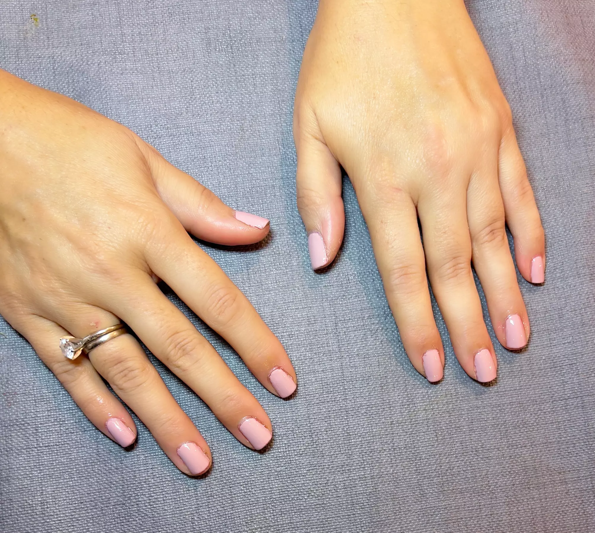 Mani/Pedi Gel Polish or Lux Mani/Pedi Gel Polish Optional Hot Stones