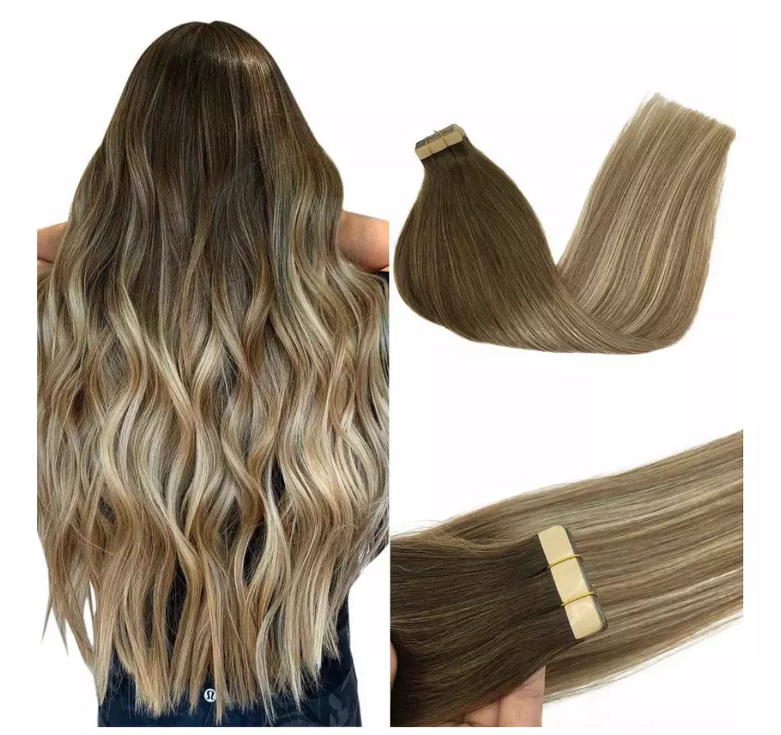 Up to 50% Off on Tape-in hair extension 100% human hair at Salon Ramad