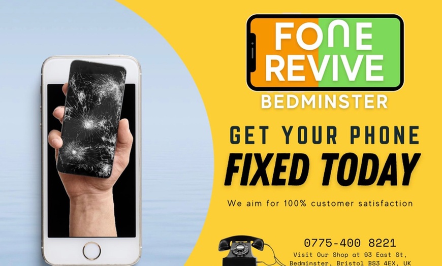 Image 1: Up to 36% Off on Smartphone Repair at Fone Revive Bedminster