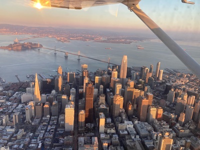 EARLY BIRD (Limited to First 10 customers) One Hour Bay Tour for Two - Bay Area Scenic Air Tours LLC