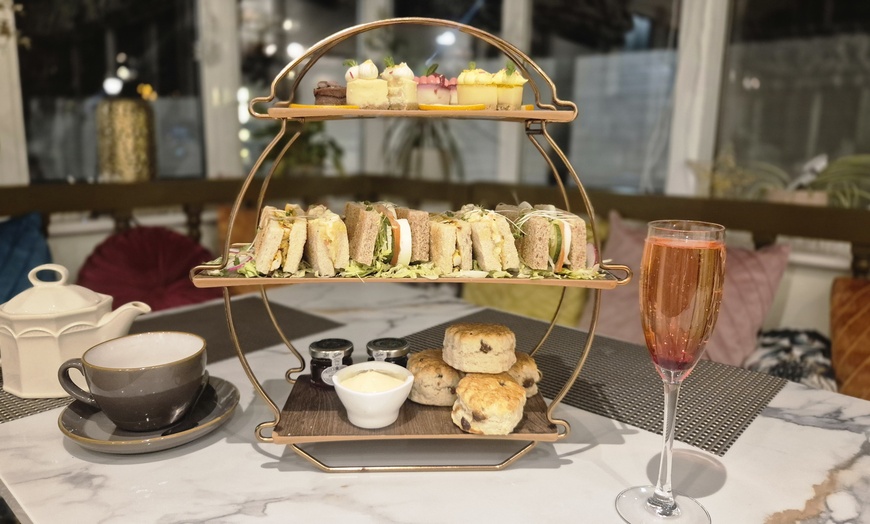 Image 1: Traditional Afternoon Tea for 2 with Optional Glass of Sparkling Wine