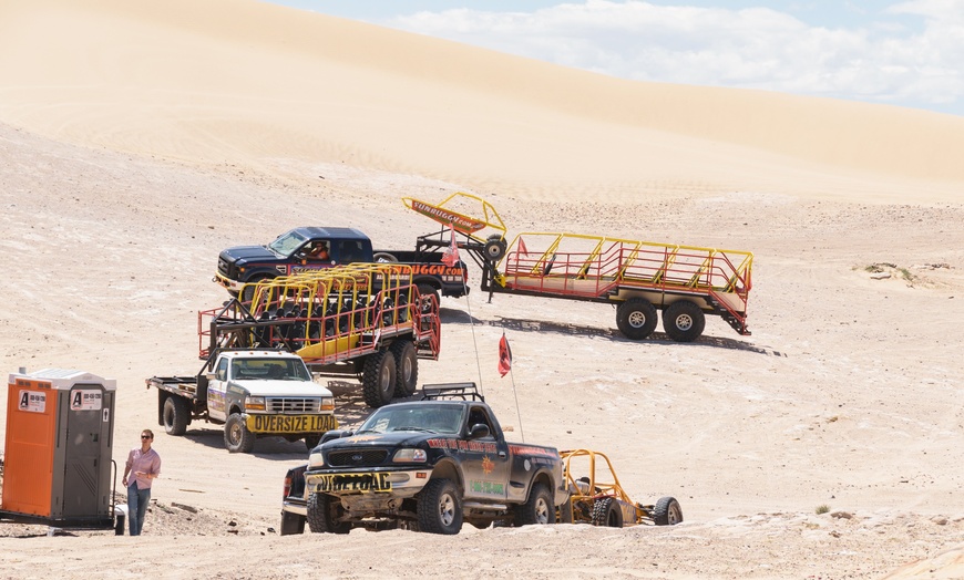 Image 6: Thrilling Las Vegas Sand Dunes Adventure in One-of-a-Kind Tram Buggies