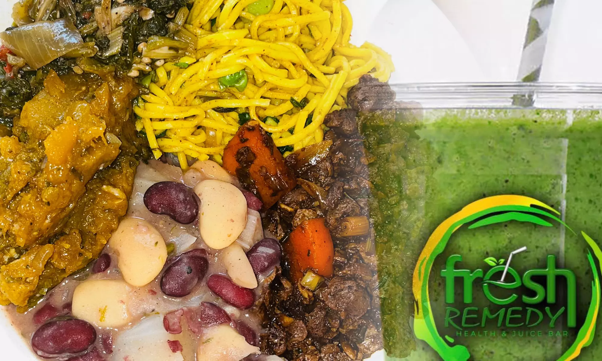 Up to 41% Off on Caribbean Cuisine at Fresh Remedy Health & Juice bar - Primary Image