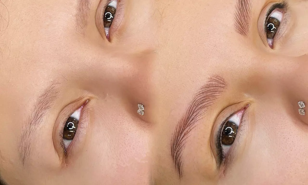 Enhance Your Eyebrows with Expert Microblading Service at Elinaa Brows Permanent Makeup (Up to 57% Off) - Second Medium