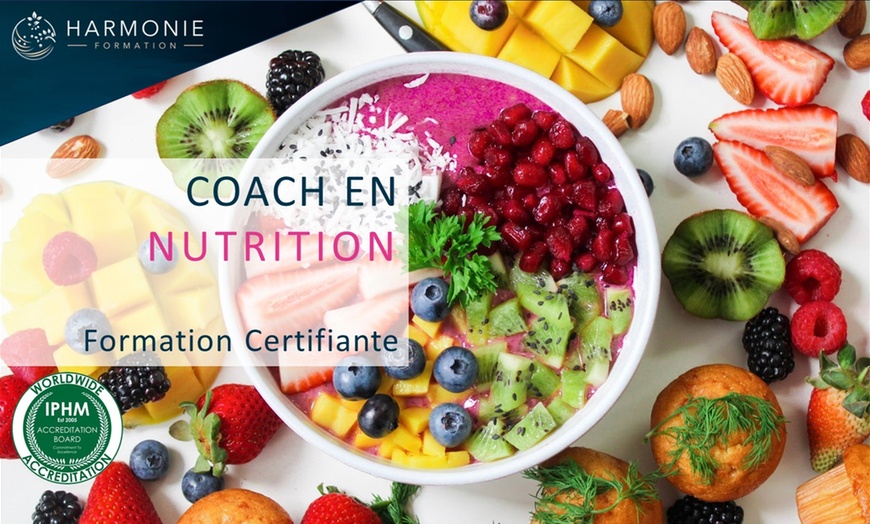 Image 1: Formation en ligne en nutrition avec Harmonie Formation
