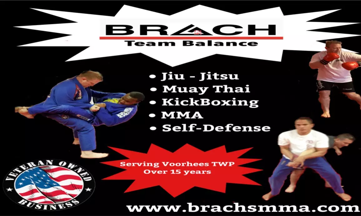 Discover the world of martial arts with Brach's MMA LLC., offering Jiu-Jitsu or Muay Thai/KickBoxing, up to 50% off. - Primary Image