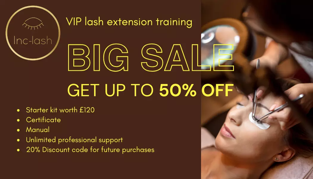Become a Lash Pro: Classic & Russian Volume Lash Extension Courses (1-1 VIP or Group) at Inc-Lash - Primary Image