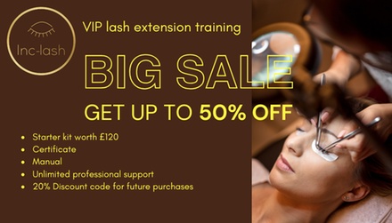 VIP 1-1 Classic lash extension course - Inc-Lash