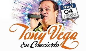 Entrada a concierto de Tony Vega con 35% off