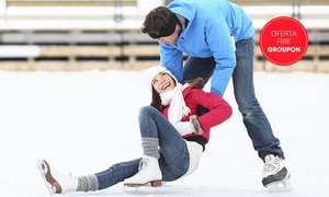 1, 2 o 4 entradas a la pista de patinaje sobre hielo con 50% off