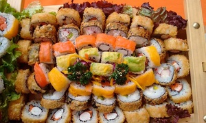 Barco con 20 o 40 bocados de sushi + bebidas hasta 42% off