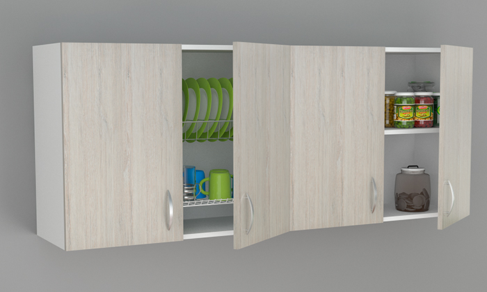 Gabinete de cocina con 4 puertas INVAL®