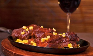 Menú para 2 o 4 con entrada + platos de fondo + bebidas hasta 53% off