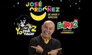 Entrada para la obra Emparejados con José Ordóñez con 30% off