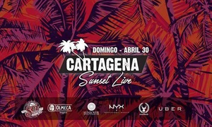 Boleta para el Cartagena Sunset Live por $63.000