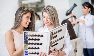 Hasta 75% off en tinte o mechas + esmaltado + depilación de cejas