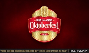 Entrada al Club Colombia Oktoberfest 2016 por $51.000