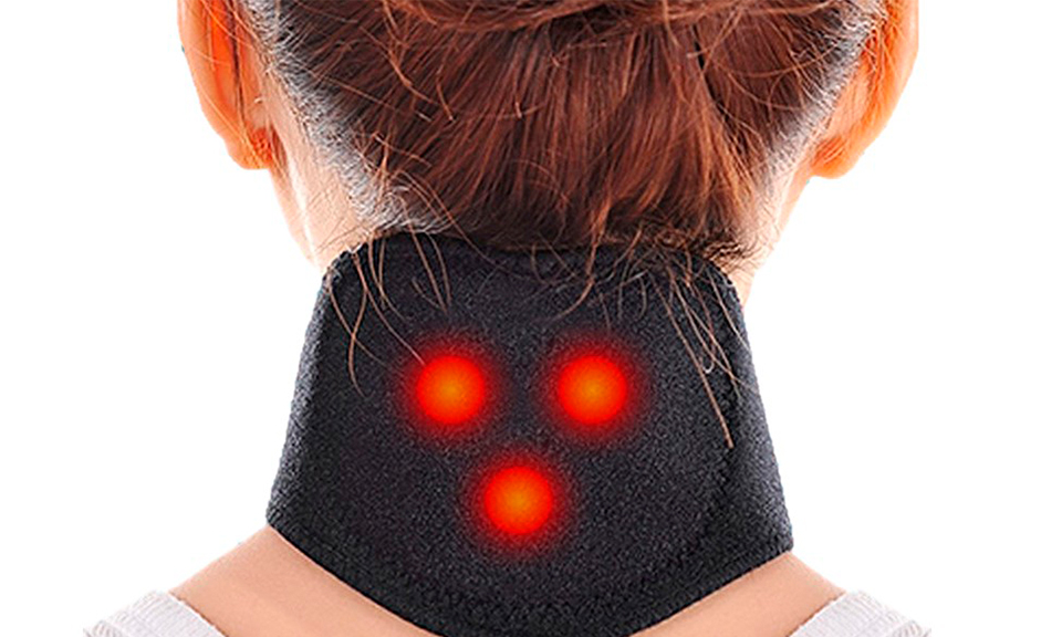 Cuello magnético con terapia de calor