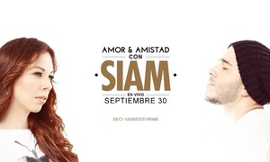 1 o 2 boletas para el concierto de Siam con 40% off