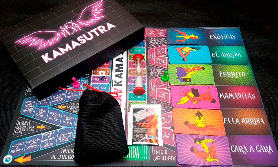 Set de juegos eróticos Kamasutra y Sex Play