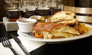 Cerveza artesanal + sándwiches gourmet hasta 57% off