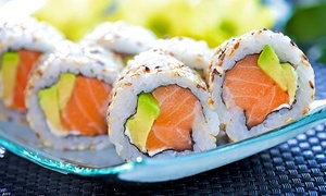 20 o 40 bocados de sushi + entrada + 2 o 4 bebidas con 51% off