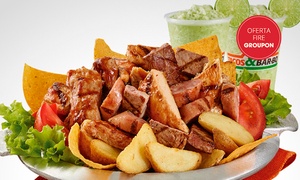 Tacos & Bar-Bq: picada para dos o cuatro + bebidas con 40% off