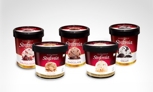 Medios litros o litros de helado Sinfonía hasta 41% off