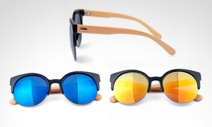 Lentes de sol Retro Wood en color a elegir con 64% off