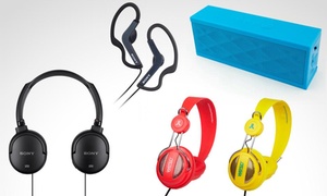 Audífonos o bocina Bluetooth hasta 60% off