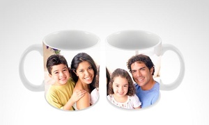 2 mugs, fotorrevista o fotorretablo personalizado con 50% off