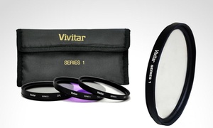 1 o 3 filtros de cristal óptico UV para cámaras hasta 32% off