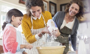 Taller de cocina a elección con 50% off