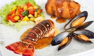 Langosta + fish roll + mejillones + ceviches de corvina con 47% off