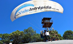 Vuelo en parapente + fotos + video por $1,399